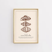 Croissant Kitchen - Poster da cucina