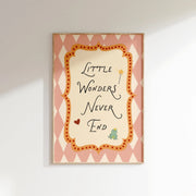 Little Wonders Never End – Poster fürs Kinderzimmer