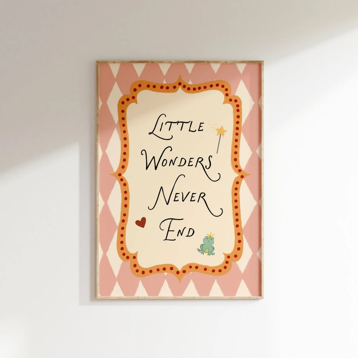 Little Wonders Never End – Poster fürs Kinderzimmer