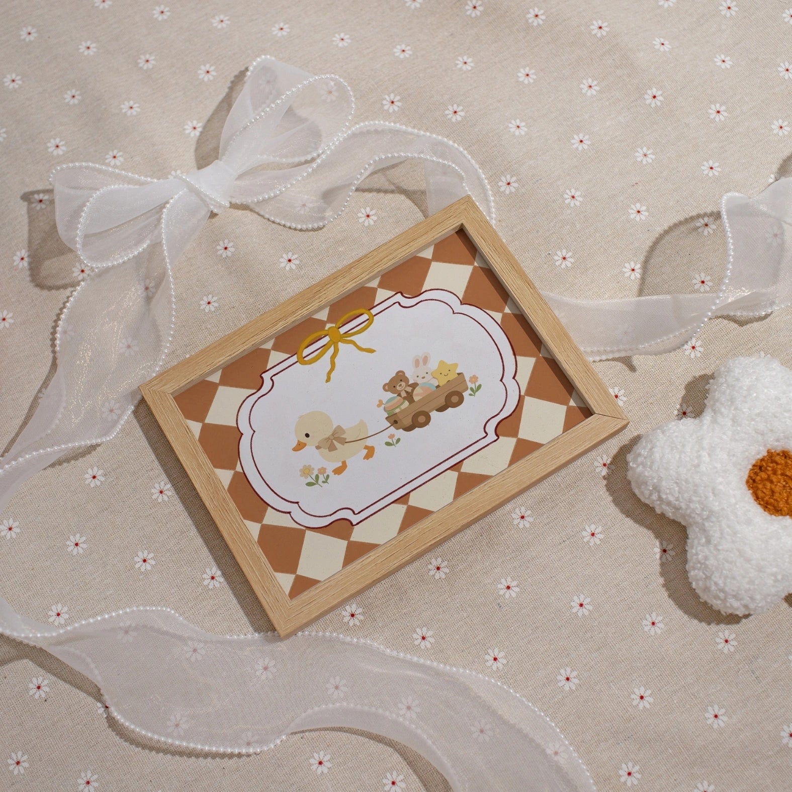 Décoration murale pour chambre d'enfant avec des canards