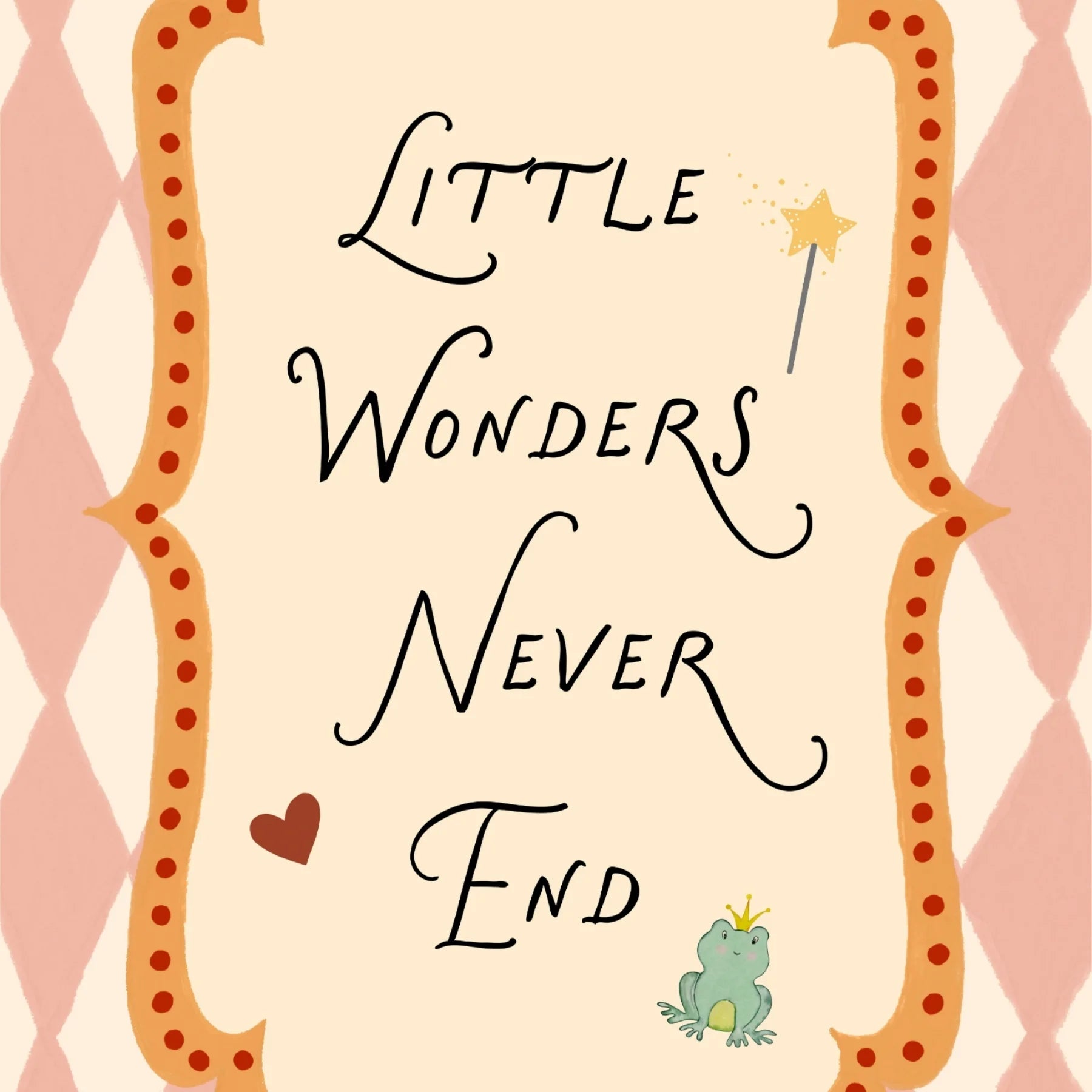 Little Wonders Never End – Nursery & Kids Wall Art