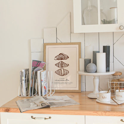 Croissant Kitchen Print – French Pastry Wall Art