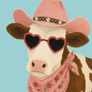 Coastal Cowgirl Cow – Coastal Wall Art