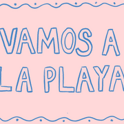 Vamos a la Playa - Poster costiero