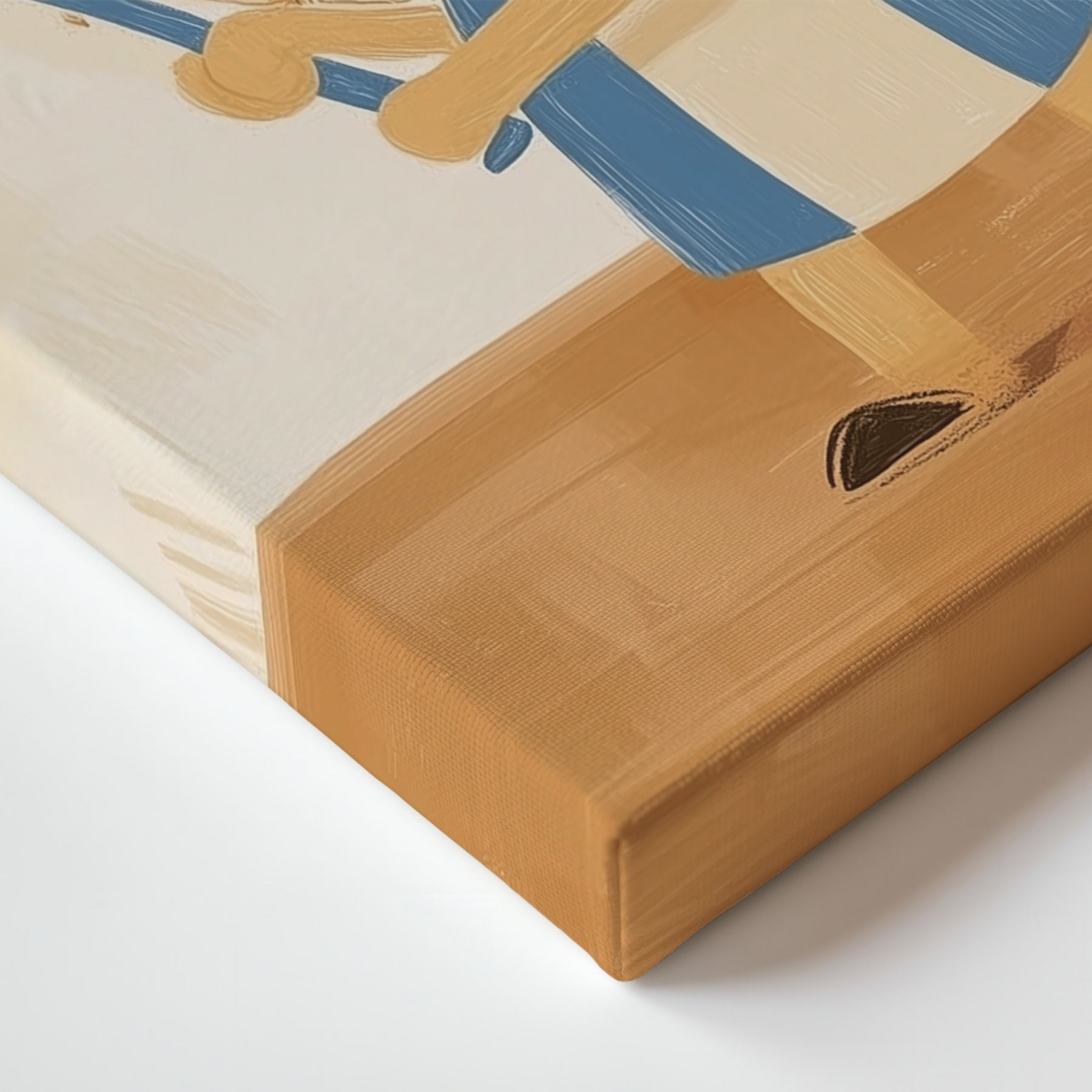 Lion Baseball Nursery Canvas Print