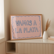 Vamos a la Playa - Poster costiero