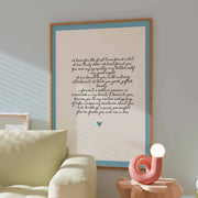 Jane Eyre Quote – Art mural sur les livres