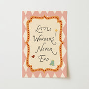 Little Wonders Never End – Poster fürs Kinderzimmer