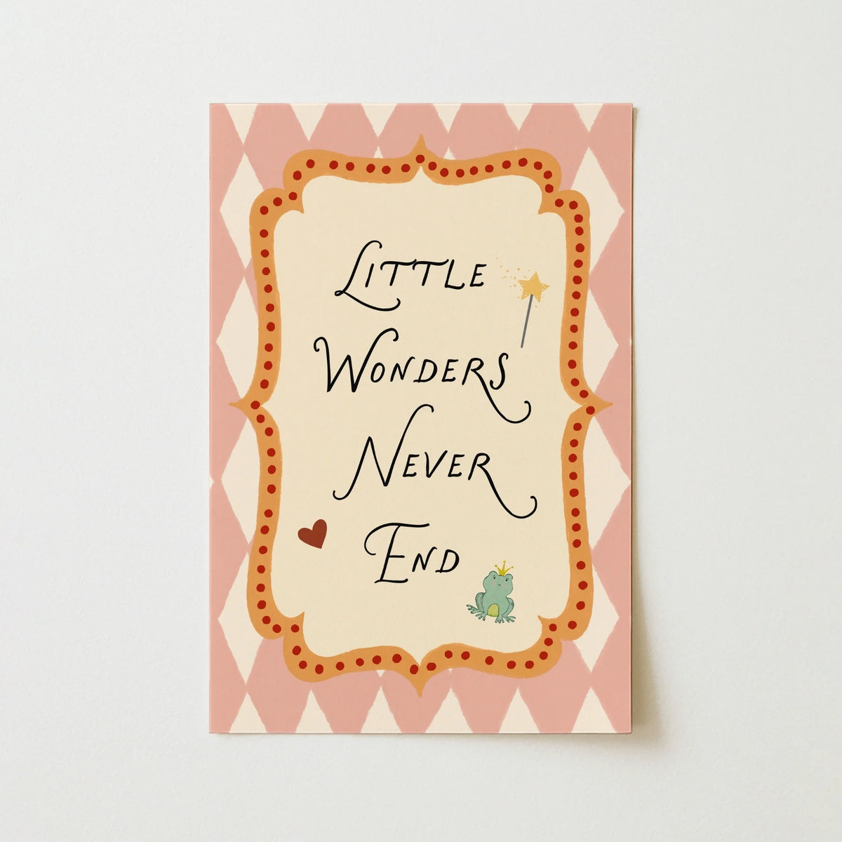 Little Wonders Never End – Poster fürs Kinderzimmer