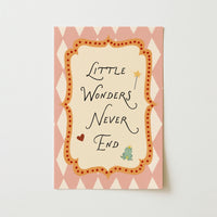 Little Wonders Never End – Poster fürs Kinderzimmer