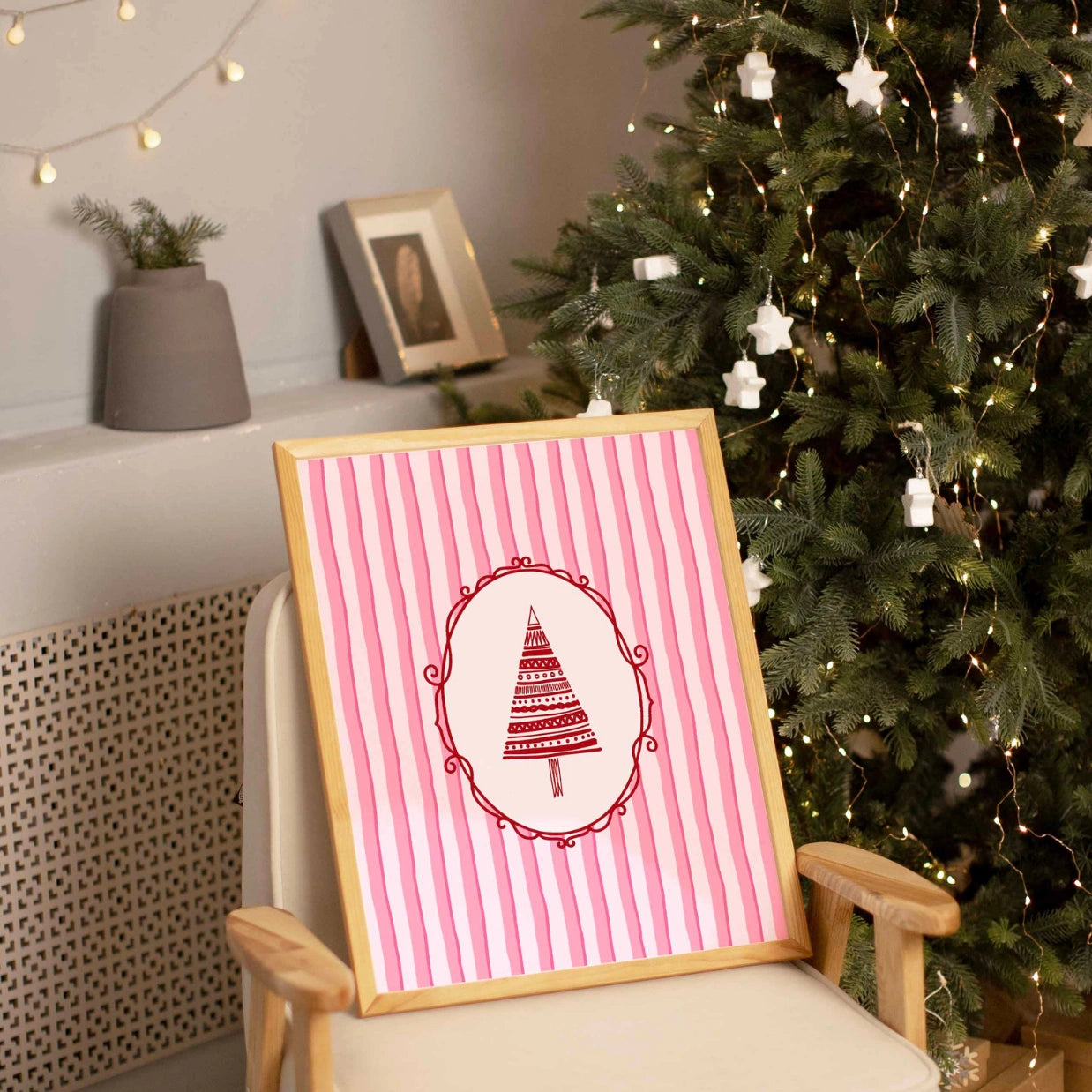 Hand-Drawn Tree Prints