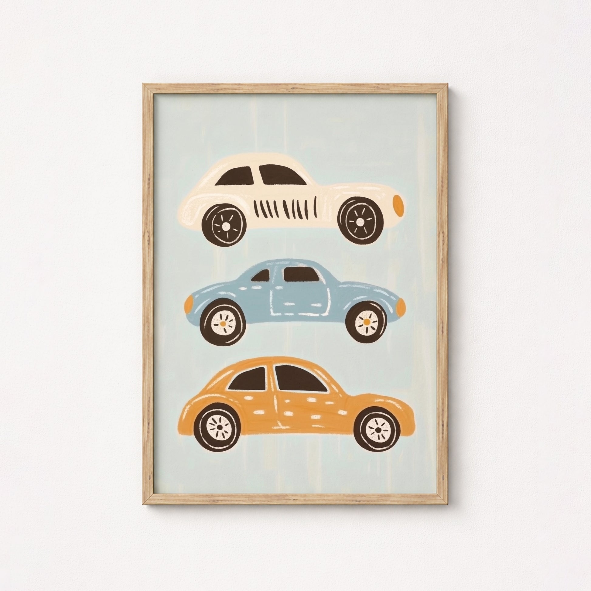 Vintage Cars Wall Art – Boys Room Decor