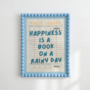 Book on a Rainy Day – Bookish Wall Art