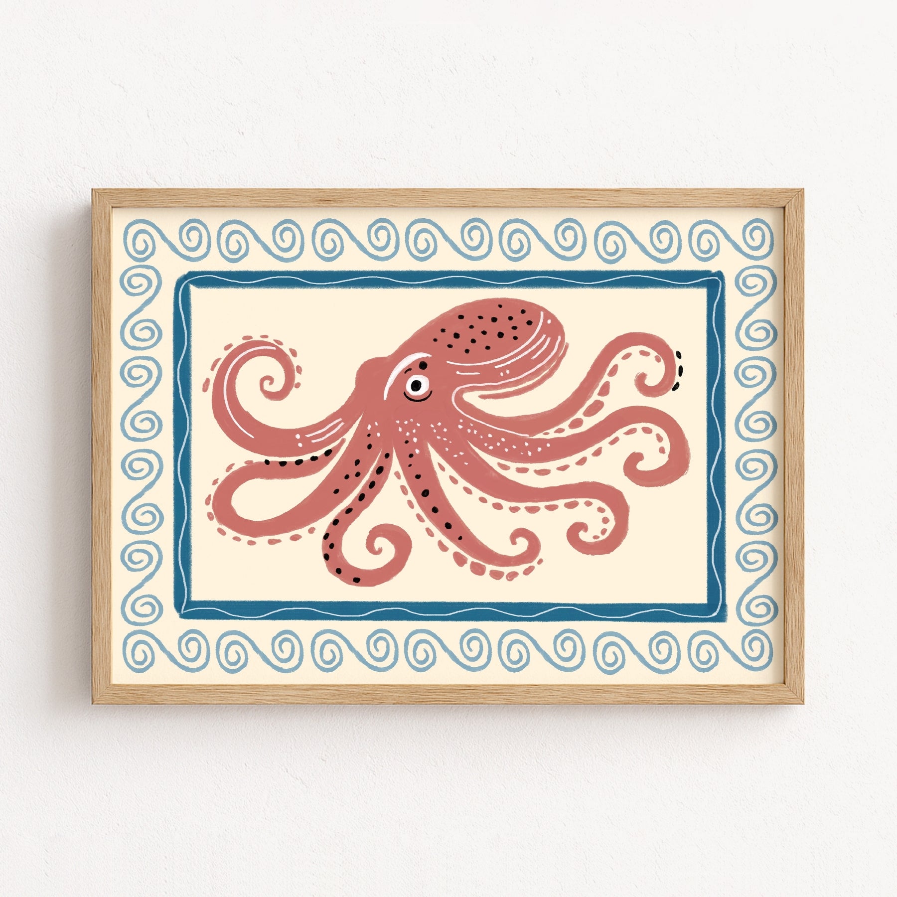 Vintage Octopus Wall Art