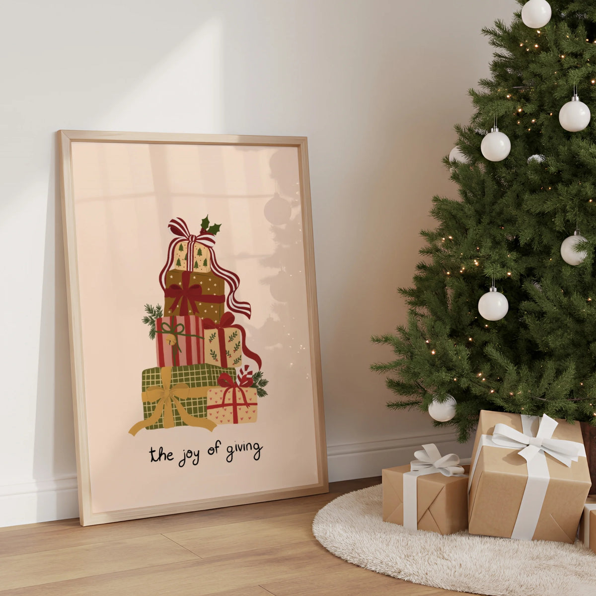 The Joy of Giving – Poster di Natale
