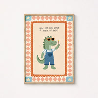 Decorazione per cameretta a tema dinosauro fiabesco