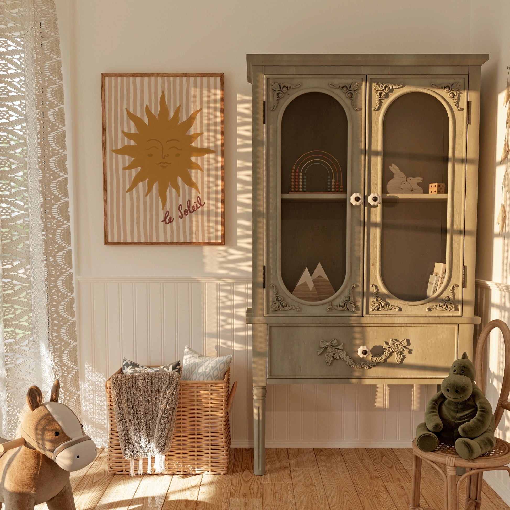 Le Soleil Nursery Print