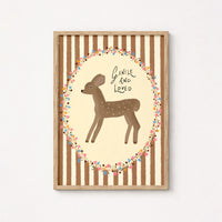 Gentle and Loved Nursery Wall Art