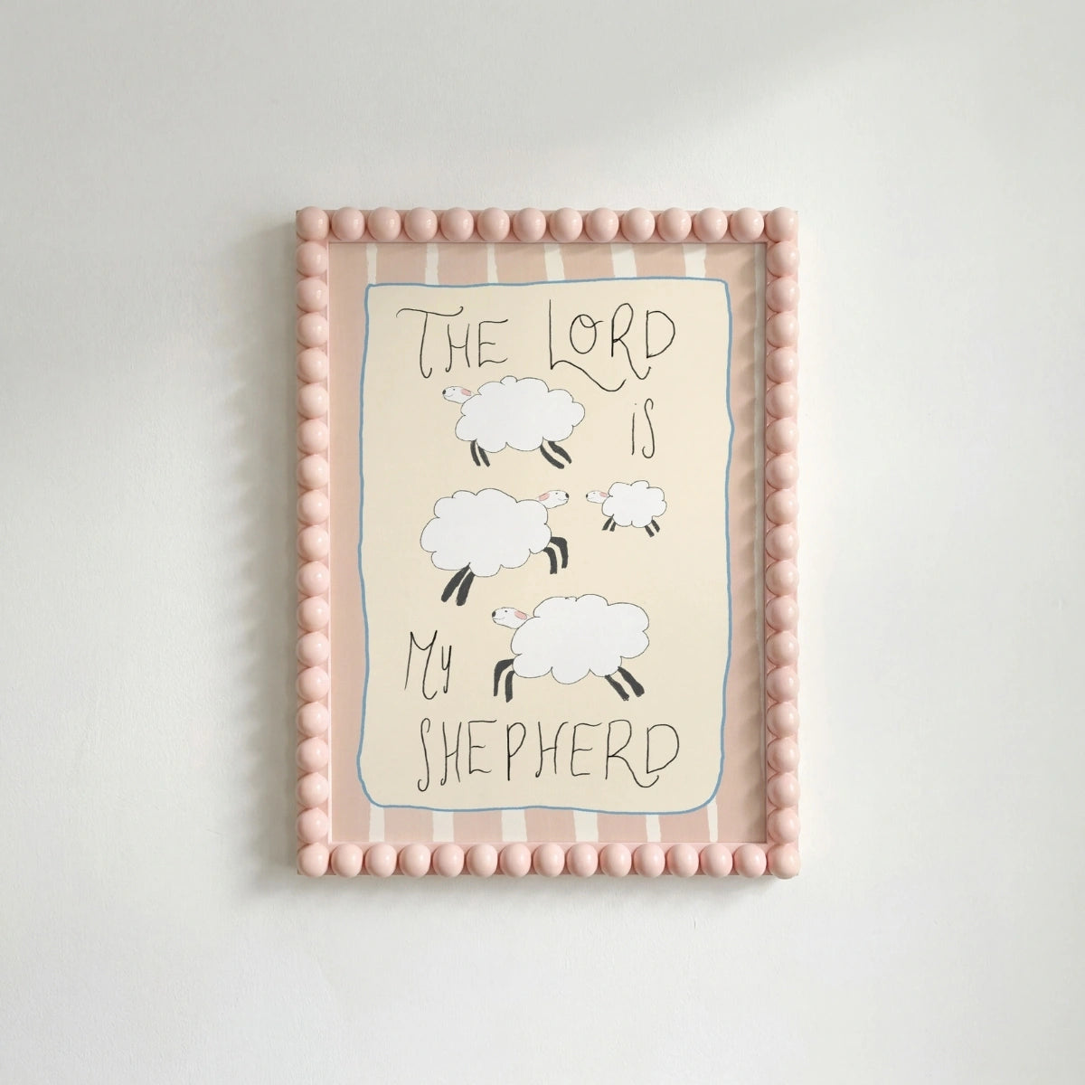 The Lord Is My Shepherd, Christian Nursery Decor