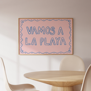 Vamos a la Playa - Poster costiero