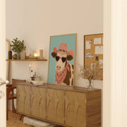 Coastal Cowgirl Cow – Coastal Wall Art