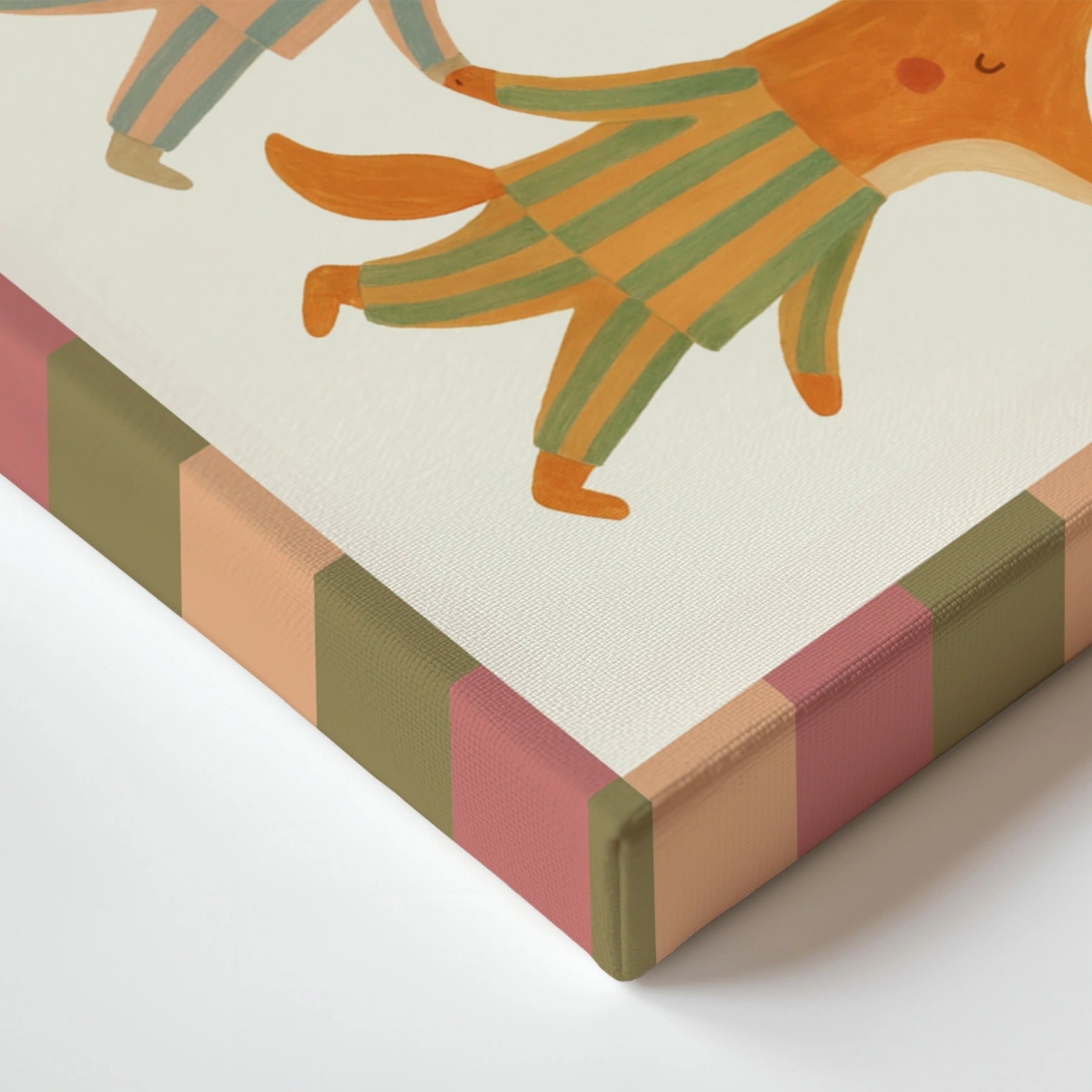 Impression sur toile pour chambre d'enfant « Amis des animaux »