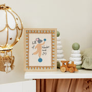 Full of Wonder and Joy Mouse - Nursery & Kids Wall Art