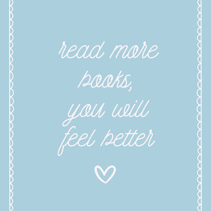 Read More Books Wall Art – Motivational Quote Printable