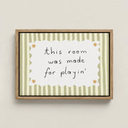 Vintage Striped – Nursery & Kids Canvas Wall Art