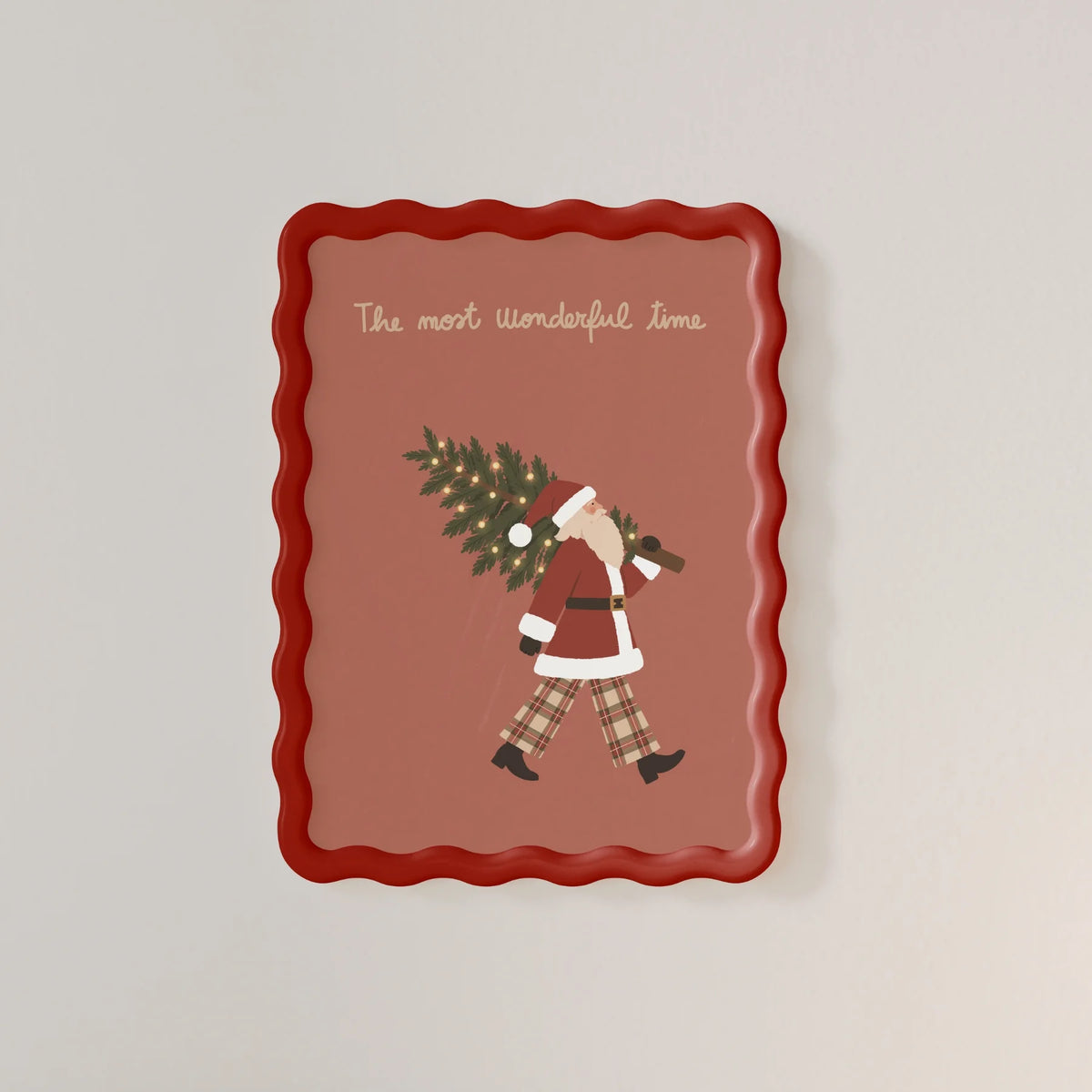 Santa's Most Wonderful Christmas – Christmas Wall Art