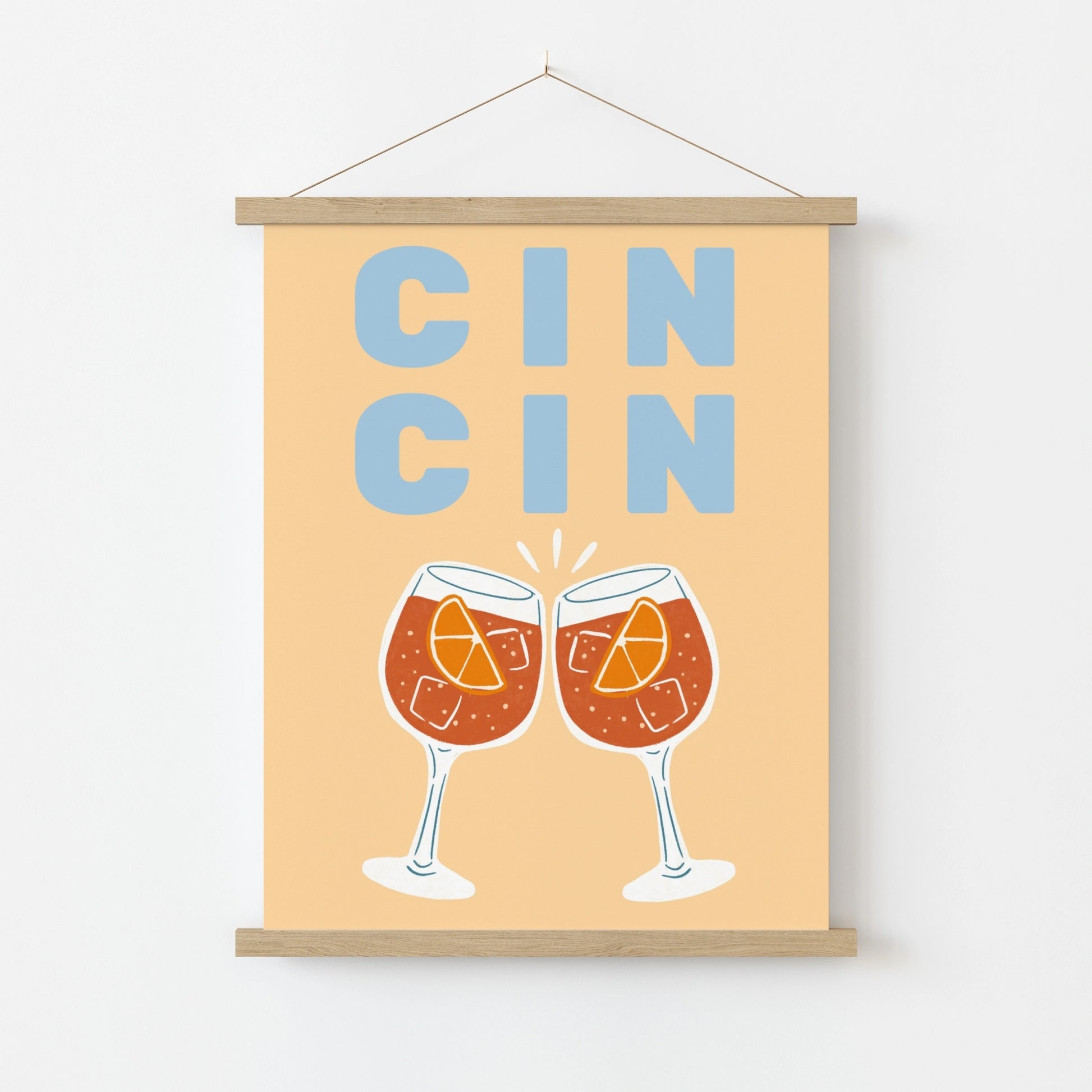 Cin Cin Cocktail Wall Art