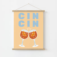 Cin Cin Cocktail Wall Art
