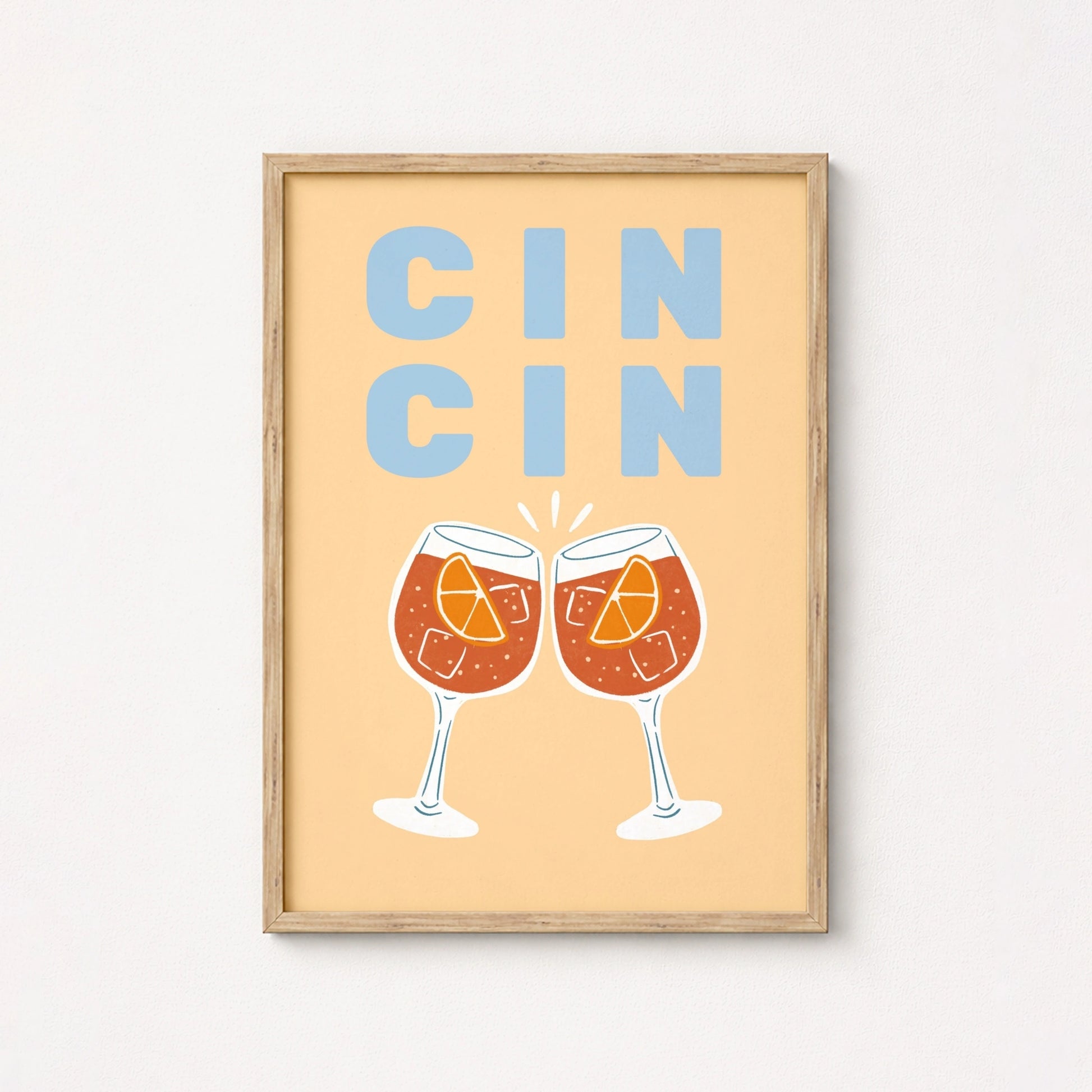 Cin Cin Cocktail Wall Art