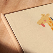 Driving Giraffe – Nursery & Kids Canvas Wall Art
