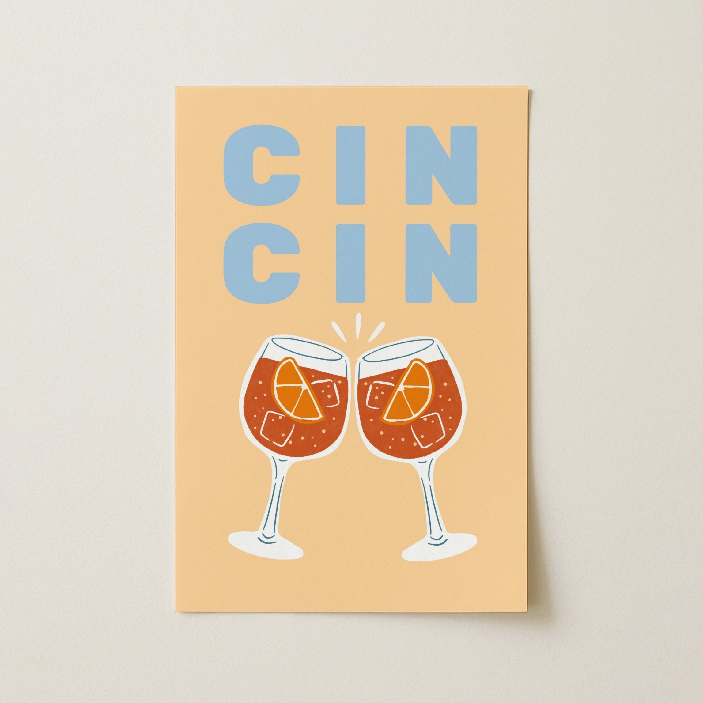 Cin Cin Cocktail Wall Art