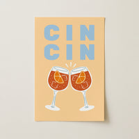 Cin Cin Cocktail Wall Art