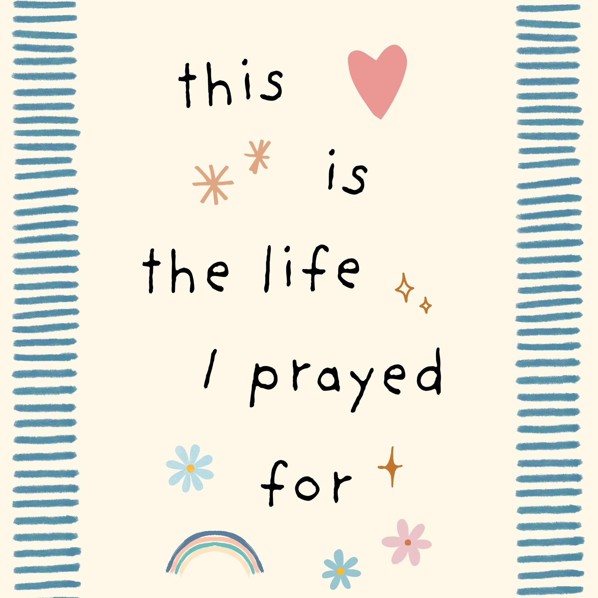 Décoration murale chrétienne pour chambre d'enfant