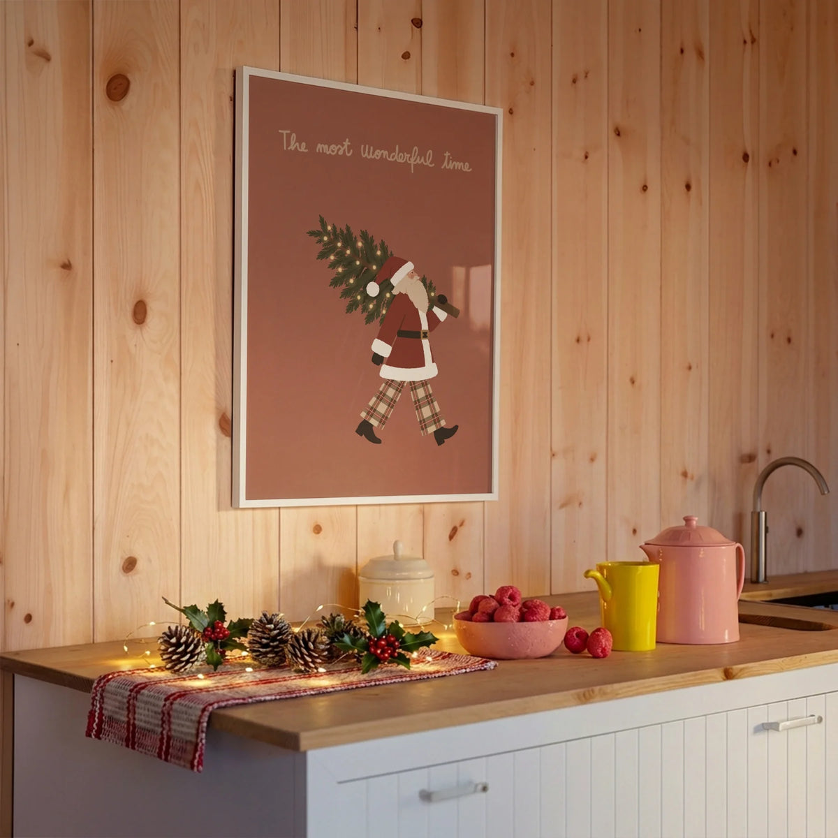 Santa's Most Wonderful Christmas – Christmas Wall Art