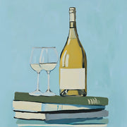Books and Wine – Bookish wall art