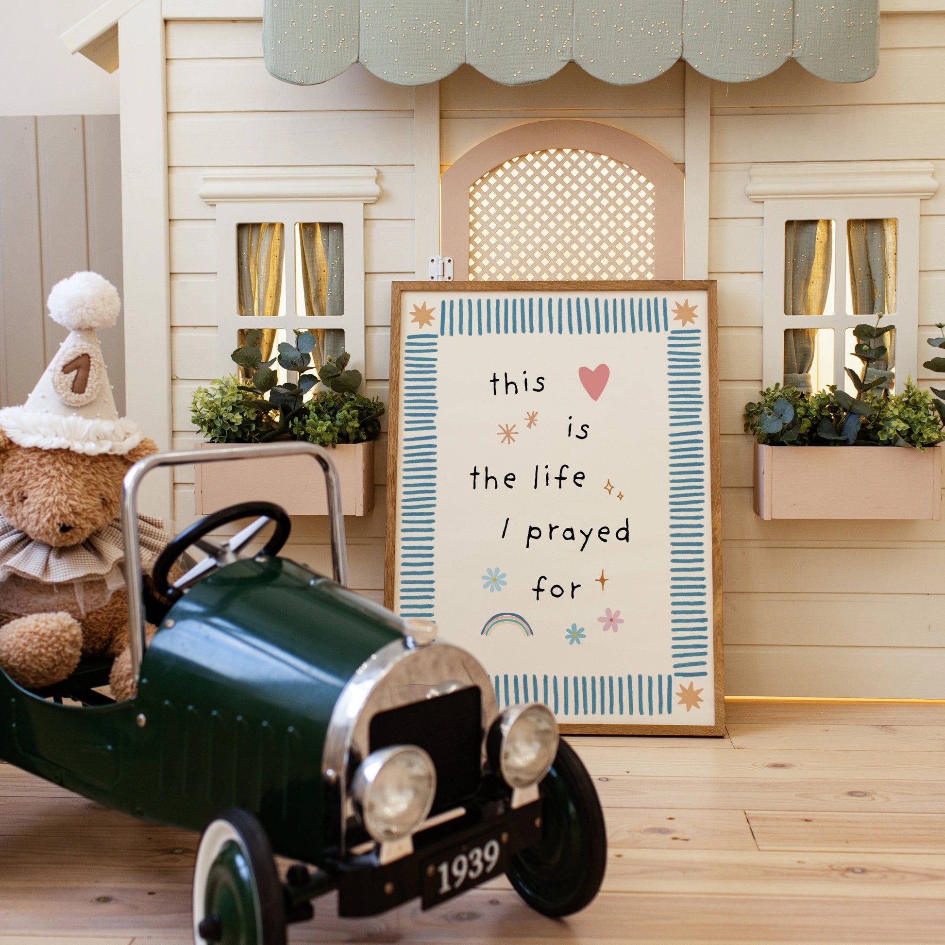 Décoration murale chrétienne pour chambre d'enfant