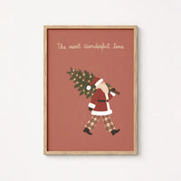 Santa's Most Wonderful Christmas – Christmas Wall Art