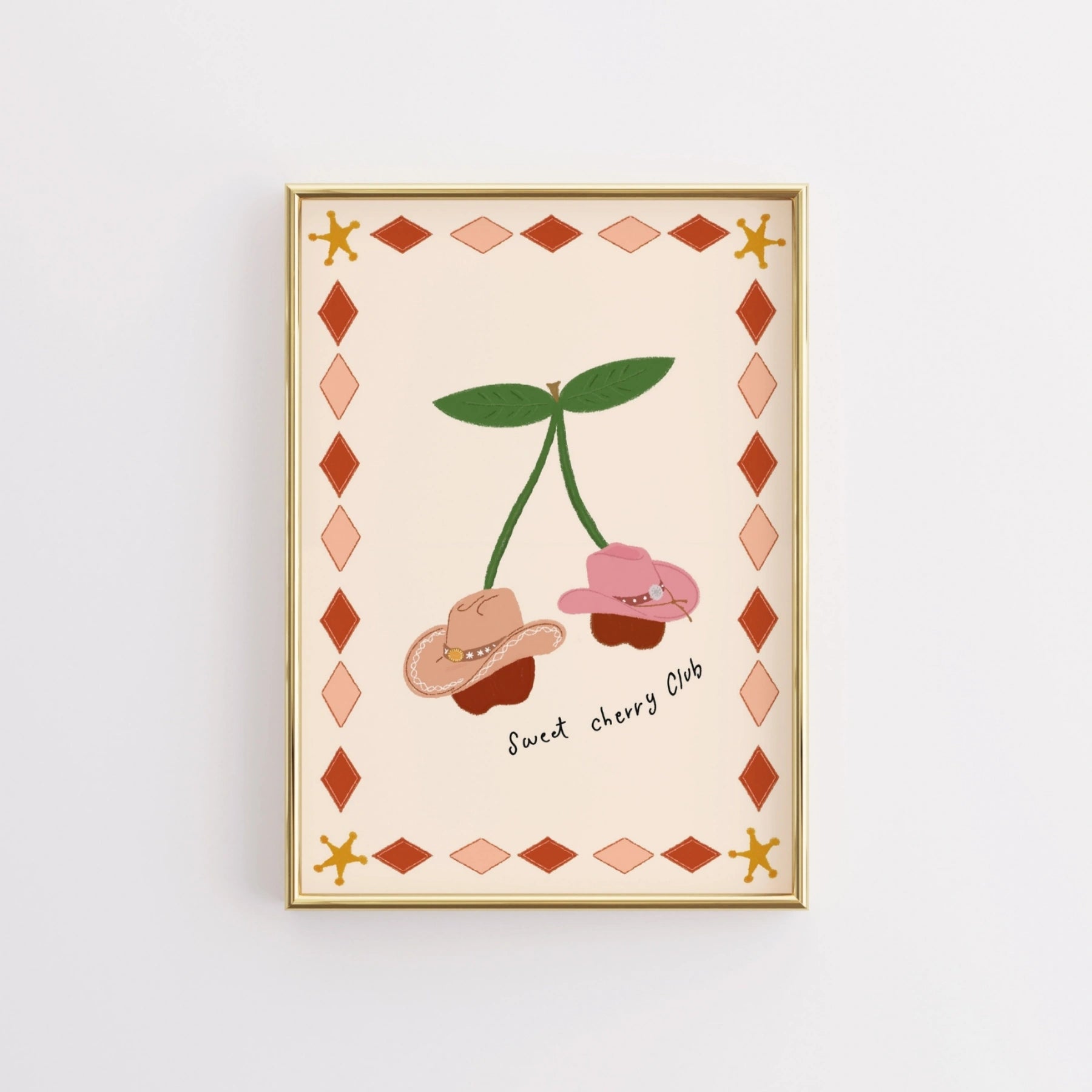 Sweet Cherry Club Wall Art