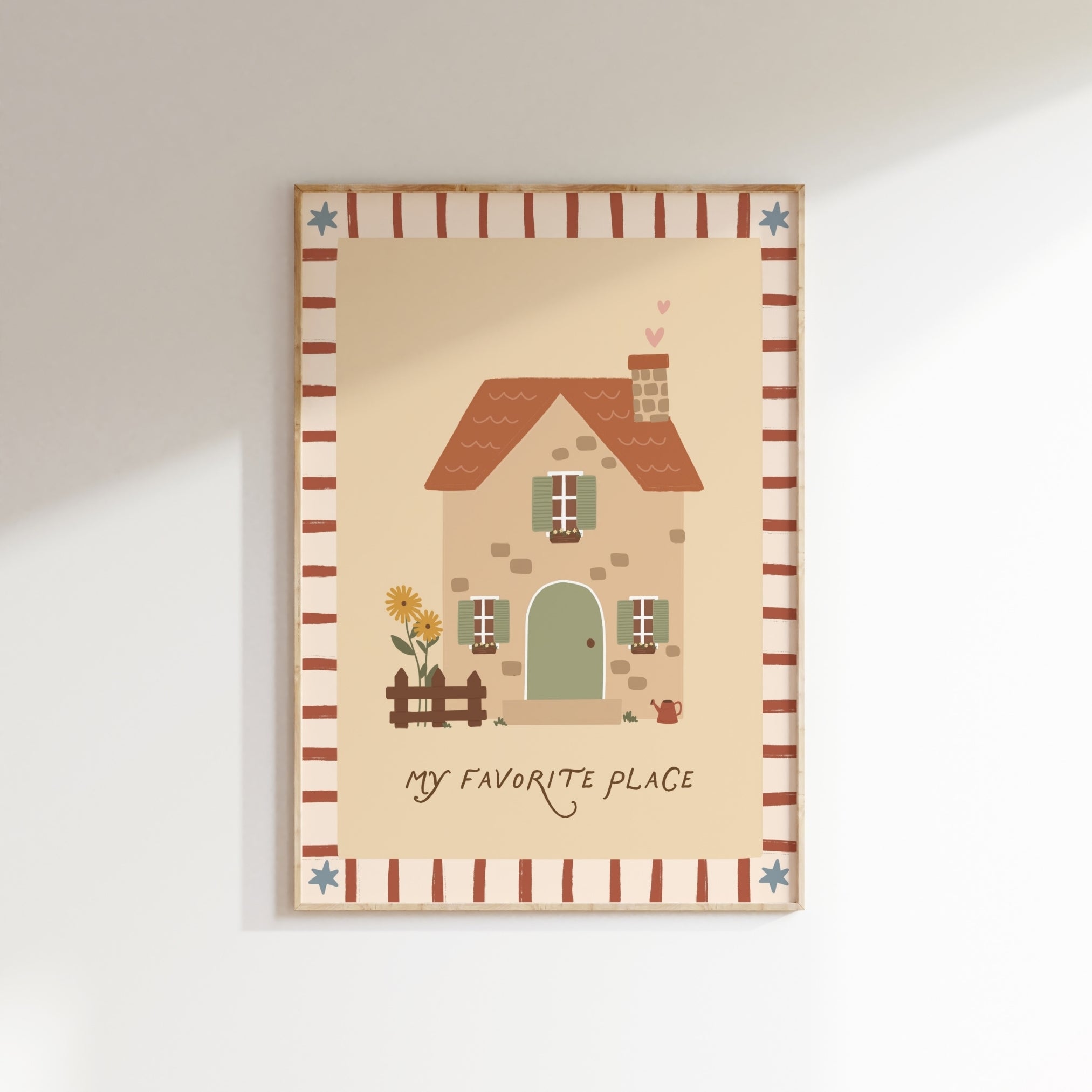 My Favorite Place Cottage – Nursery & Kids Wall Art