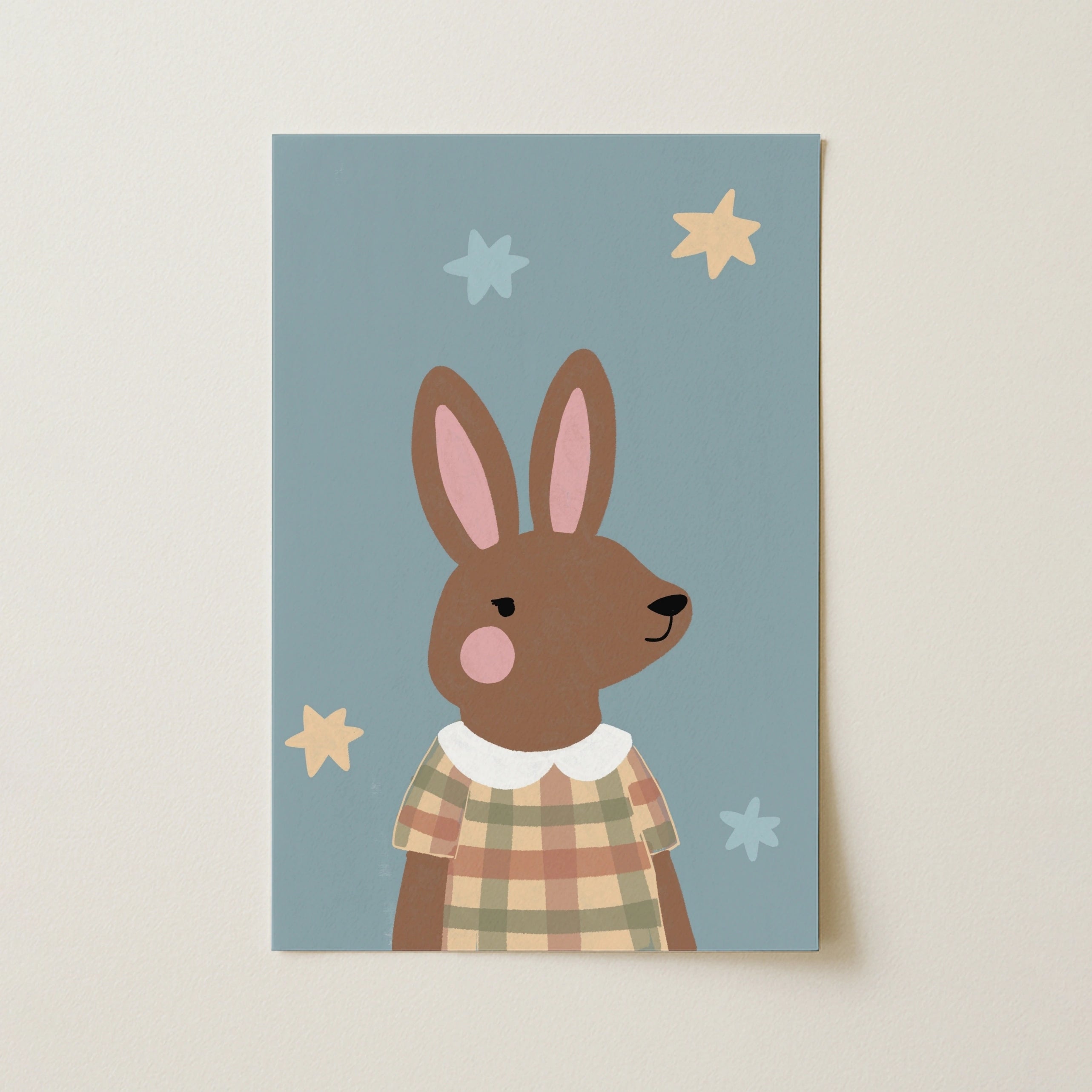 Cute Rabbit Kids Print
