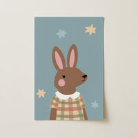 Cute Rabbit Kids Print