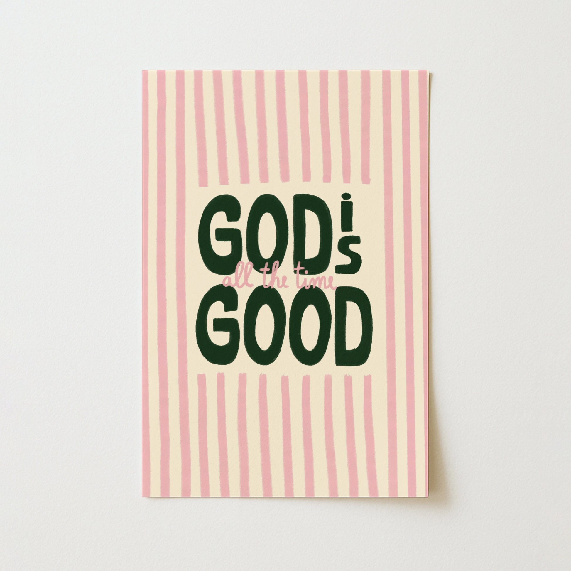 Impresión Inspiradora para el Hogar Cristiano, Decoración Cristiana para Pared