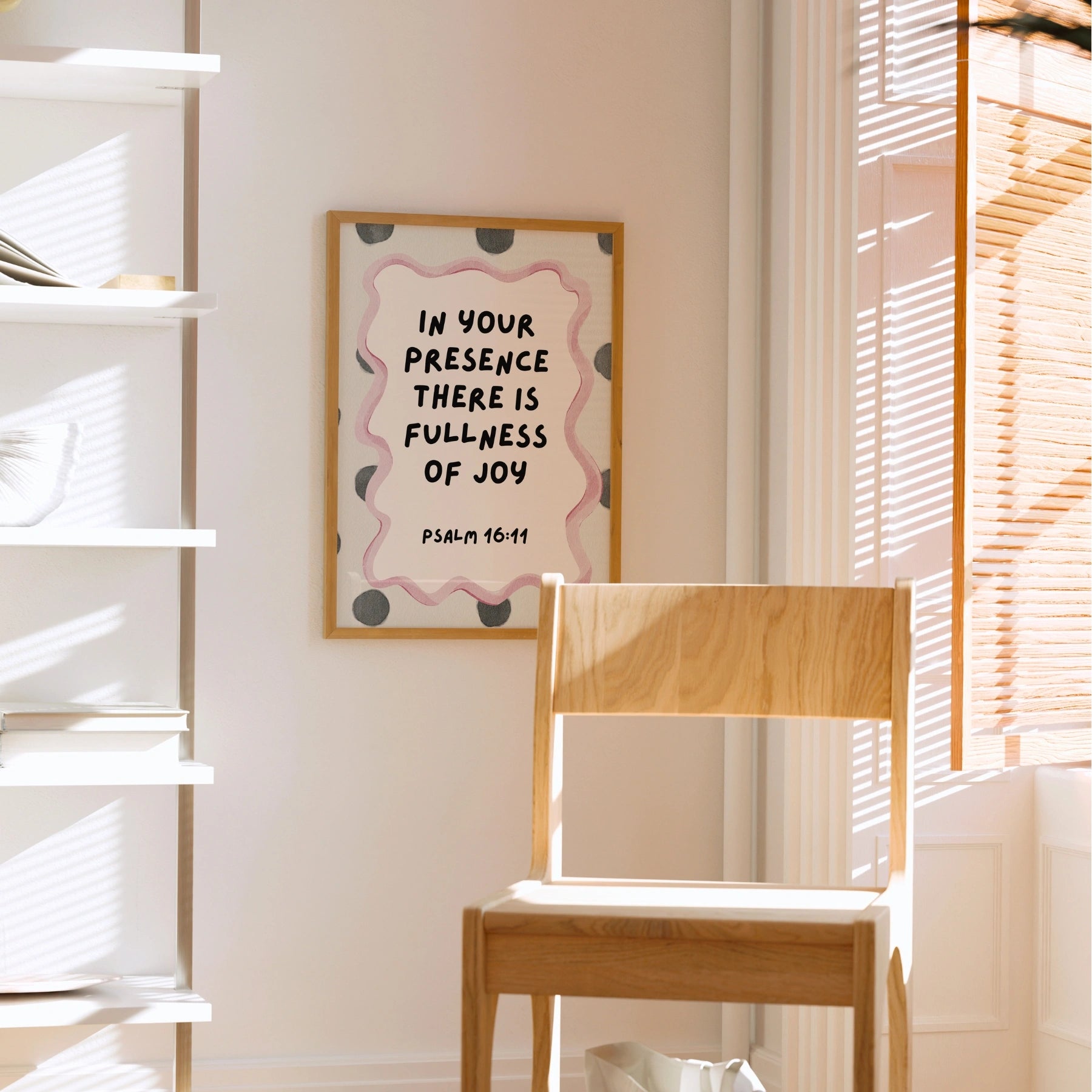 Poster con Versetto della Bibbia, Decorazione da Parete Cristiana