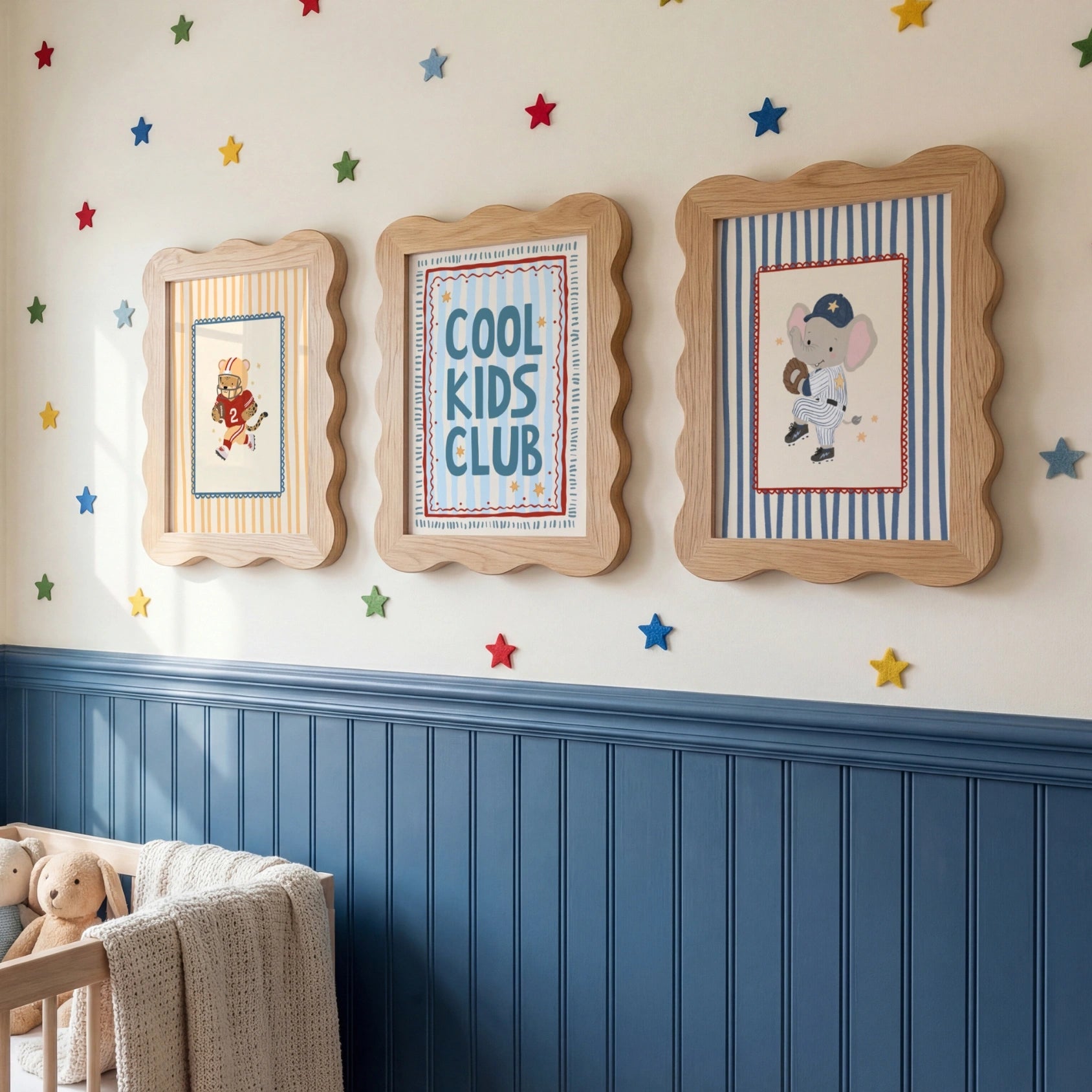 Sports Nursery Gallery Wall Set of 3