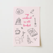 Weekend Booked – Bookish Wall Art