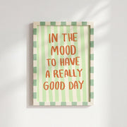 Mood to Have a Good Day – Nursery & kids wall art